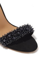 Yaro Perla 100 Embellished Suede Sandals